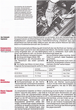 VW BUS Benziner ab Oktober 1982 - Diesel - Turbodiesel