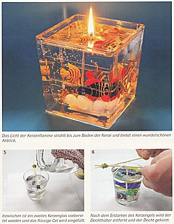 Kerzen ziehen und gießen - Gestalten mit Wachs