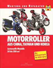 Motorroller aus China, Taiwan und Korea - Automatik-Modelle 50-250 cm³